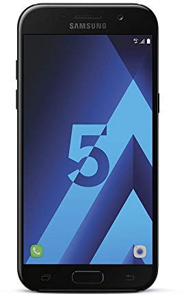 Samsung Galaxy A5 2017 Smartphone portable débloqué 4G (Ecran: 5,2 pouces - 32 Go - Nano-SIM - Android 6.0) Noir (Carte SIM européenne uniquement) (Reconditionné)