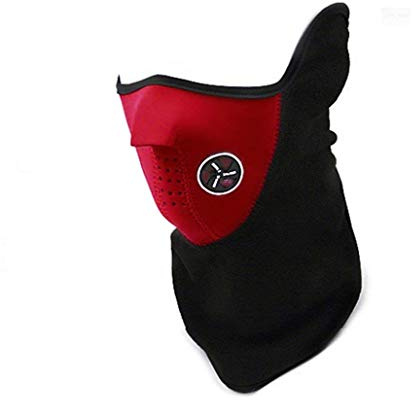 DIVISTAR Masque demi-visage en néoprène avec cache-cou unisexe coupe-vent et coupe-vent pour cyclisme, escalade