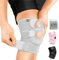 BRACOO Adjustable Compression Knee Patellar Pad Tendon Support Sleeve Brace for Men Women - Arthritis Pain, Injury Recovery, Running, Workout, KS10 (Grey)