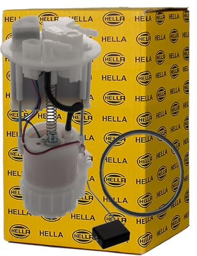 HELLA 8TF 358 106-941 Kraftstoffpumpe - Benzinpumpe - elektrisch - 4-polig | Kompatibel mit: CITROËN C1, C1 II, PEUGEOT 107, 108