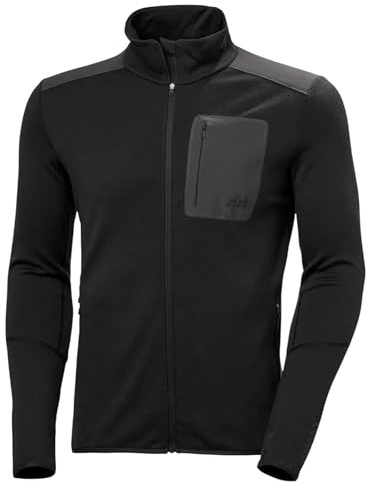 Helly Hansen Herren Lifa Merino Midlayer, Schwarz, S