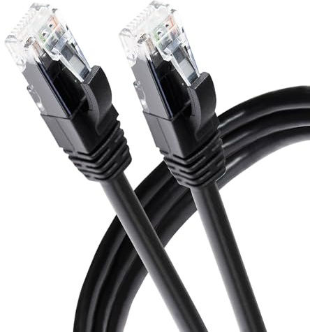 Maplin Outdoor Ethernet Cable 50M, CAT6 Gigabit LAN Network Cable RJ45 AWG23 Copper UTP Compatible with Laptop, PC, CCTV, PS4/5, Xbox, Switch, Modem, Router, Smart TV, Printer, Sky Box, WiFi Extender