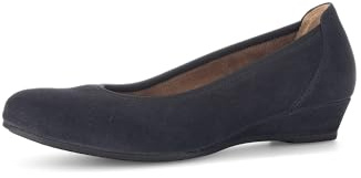 Gabor Femme Escarpins, Dame Wedges,Chaussures à Semelles compensées,Classique,élégant,Confortable,Bureau,Bleu (Dark-Blue) / 46,42 EU / 8 UK