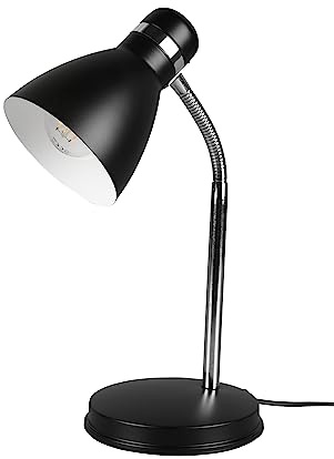 Reality Leuchten Schreibtischleuchte Harvey R50731032, Metall Schwarz matt/Chrom, exkl. 1x E27 |