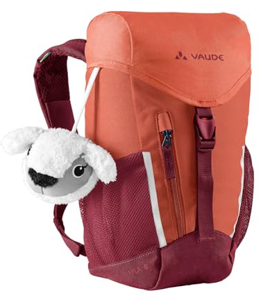 VAUDE Kinderrucksack Ayla Mädchen & Jungen, reflektierend, hotchili | Kinderrucksack mit 6L Volumen – Kindergarten- und Wanderrucksack mit verstellbarem Tragesystem – gepolsterte Schulterträger