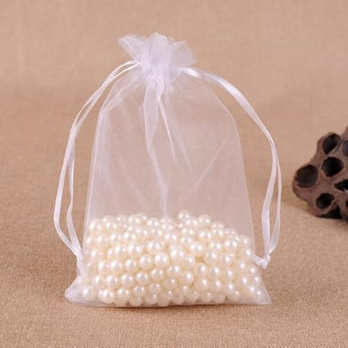 100 Stück 20x30 25x35 30x40 35x50cm Organzabeutel Hochzeit Geburtstag Party Süßigkeiten Schokoladenbeutel Weihnachten Geschenkbox Verpackungsbeutel
