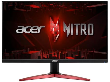 Acer Nitro - Monitor IPS para Juegos Full HD 1920 x 1080 para PC | AMD FreeSync Premium | Actualización de 180 Hz | 1 ms (VRB) | Soporte HDR10 | 99% sRGB | 1 Puerto de Pantalla 1.2 y 2 x HDMI 2.0 |