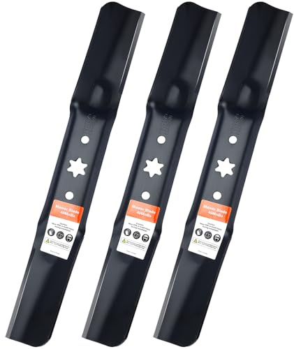 Grasscool Lames de tondeuse de 137,2 cm pour Cub Cadet ZT1-54 Zero Turn Remplace 942-05056A Ultima ZT2 XT1 XT2 137,2 cm avec trou étoile (haute levage)