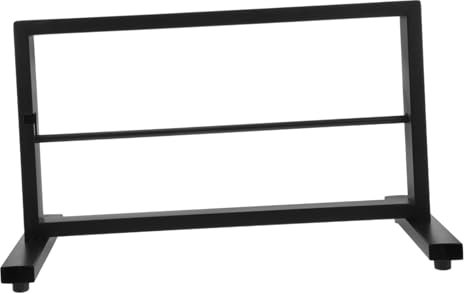 MAGICLULU Bandspulenhalter Organizer Rack Für Geschenkpapier Und Bastelarbeiten Bandhalter Aus Metall Platzsparend Für Bastelliebhaber