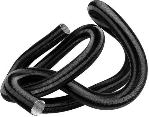 Wuyangcun Tuyau flexible de ventilation en aluminium renforcé 500 cm, extensible, conduit d’aération pour chauffage diesel et automobile (Diamètre:42mm)