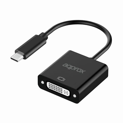 Glowster Adaptateur USB Type-C vers DVI, prise en charge vidéo numérique, idéal pour connecter des appareils à des moniteurs ou des projecteurs.