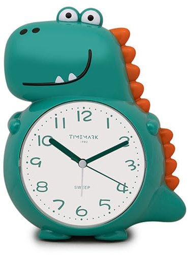 VoltShine Dinosaurier Kinderwecker mit Nachtlicht, angenehmem Klang und attraktivem Design, um Zeitpläne zu lehren und mehr Spaß zu Machen.