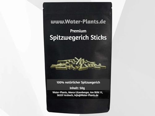 Bastoncini per piantaggine di alta qualità, per gamberetti, granchi, lumache e granchi, 100% piantaggine, senza additivi, supporta la digestione e la salute