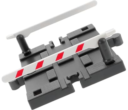 KONTONTY Simulation Barricade Plaything for Model Train Track Accessories Funny Train Road Block Barrier Scene Diy
