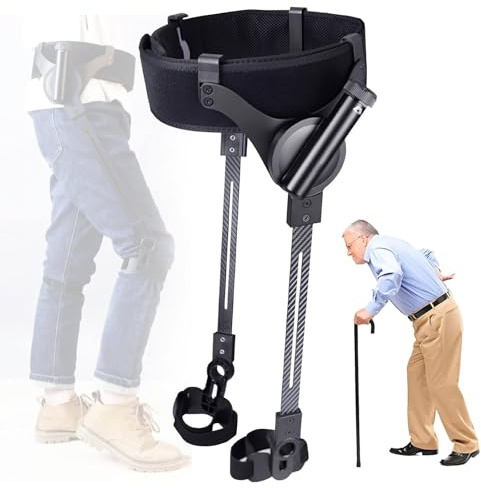 ALSUP Esoscheletro Bionico per Camminare, Ausilio per La Riabilitazione delle Gambe, Attrezzatura per L'Allenamento, Escursionismo E Salita delle Scale, 3 Livelli di Forza Regolabili L