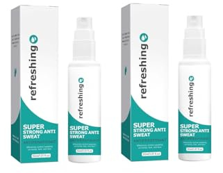 Deodorants Spray, Starkes Schwitzen Stoppen Bei Deodorants, Langzeitschutz Für Schwitzige Hände Und Kopf, Frisches Gefühl Ohne Geruch, Für Frauen Und Männer (30ml, 2pc)