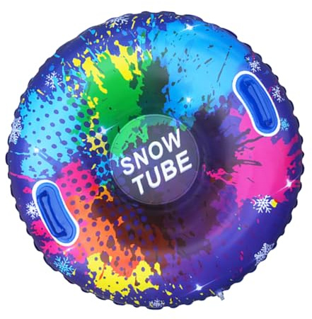 Tubos de Nieve de Alto Rendimiento para Adultos, mangueras de Nieve inflables como Trineo Resistente al frío con Asas reforzadas y Cubierta de Premium para Deportes de Invierno y diversión