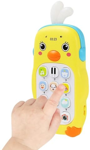 Leksaksmobiltelefon - Lekmobiltelefon med och Ljud - Tecknad Barn Leksakstelefon - För Hemma Bilresor Barnvagn Barnstol Klassrum Lekrum För Pojkar och Flickor Förskolebarn Födelsedag