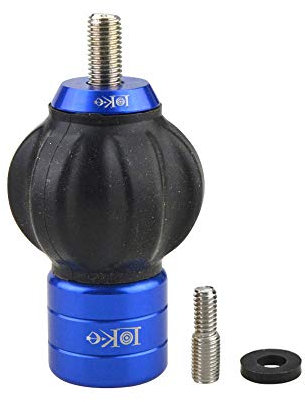 SHARROW Bogen Stabilisator Ball Stoßdämpfer Dämpfung Balance Bar Schalldämpfer für Compound Recurve Bogen (Blau, L)