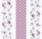 ecosoul Wachstuchtischdecke Anemonen Blumen lila rosa Flieder weiß Wachstischdecke Schutzdecke Gartentischdecke abwaschbar glatt Meterware Breite:140cm Länge:100cm