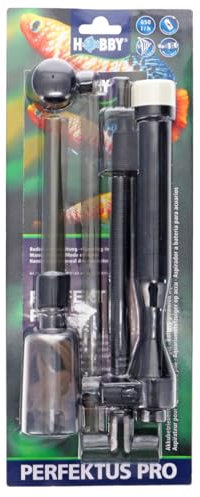 Hobby Aquaristik Perfektus Pro I Akkubetriebener Aquarien Staubsauger I Aquarium Sauger zur effizienten Entfernung von Mulm und Schmutz I elektrischer Mulmsauger mit 650 l/h Förderleistung