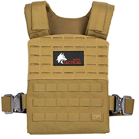WOLF TACTICAL Schnellverschluss Gewichtsweste für Männer Workout Weste Krafttraining Gewichtswesten Gewichtsweste Gewichtsweste Herren