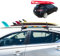 Porta tavole da surf e da SUP universaleper auto | Portapacchi morbido per surf kayak e tavole da paddle con fibbie antigraffio (71cm)