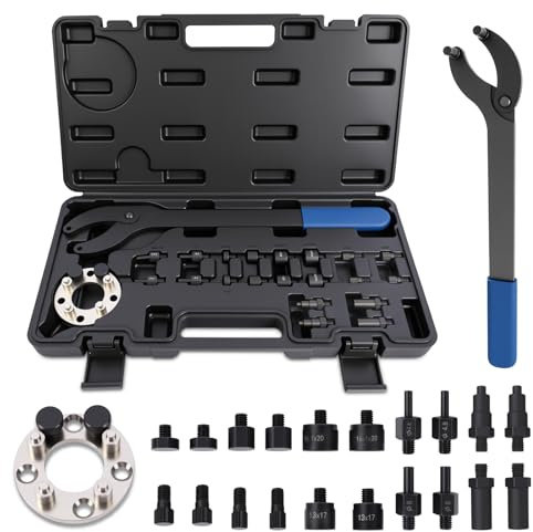 MRCARTOOL Werkstattwageneinlage Nockenwellenwerkzeuge Kfz Motor T10172A | T10554 Nockenwellen-Gegenhaltewerkzeug-Satz Universal Nockenwelle Kurbelwelle Schlüssel für VAG Kompatibel mit VW Audi Skoda