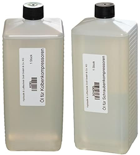 Aceite de compresor de pistón, aceite de compresor de tornillo, 1 l y 5 l (compresor de tornillo (10 litros))