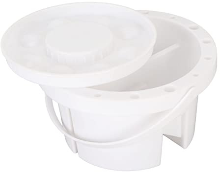 Paint Brush Washer, Collapsible Thick Anti Slip Plastic Paint Brush Washer Portable Painting Water Cup for Watercolor Acrylic Oil Painting Brush Cleaning