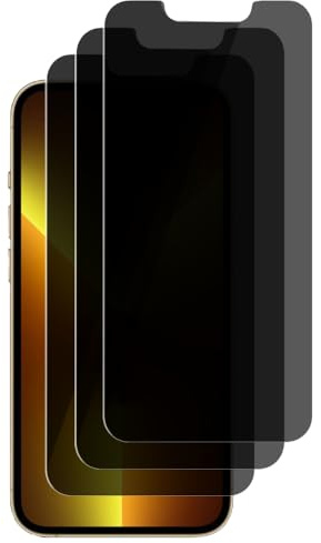 UZWZW 3 Pack Privacy Screen Protector For iPhone 13 Pro Max (6.7) / iPhone 14 Plus (6.7) Anti Spy Private Tempered Glass