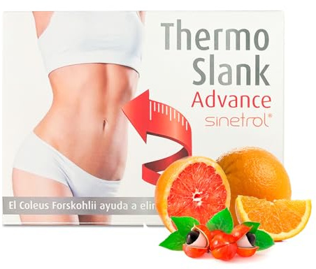 Termogénico Thermo Slank Advance, CLA y Cromo, 30 Cápsulas 650 mg, ESPADIET | Metabolismo de los Macronutrientes - Sinetrol-X Pur C - Piruvato Cálcico - Coleus Forskohlii