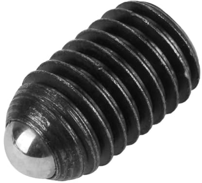 10 Pz M10 Stantuffo a Sfera con Filettatura a Vite, Stantuffo a Molla Set Stantuffo a Molla con Esagono Incassato Stantuffo a Sfera in Acciaio Al Carbonio per Dispositivi