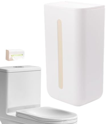 Wandmontierter Tücher-Halter, Küchen-Tücher-Aufbewahrungsbox – kein Stanzen von Taschentuch-Aufbewahrungshalter, WC-Spenderbox, Feuchttücher-Etui-Halter für Küche, Schlafzimmer, Badezimmer