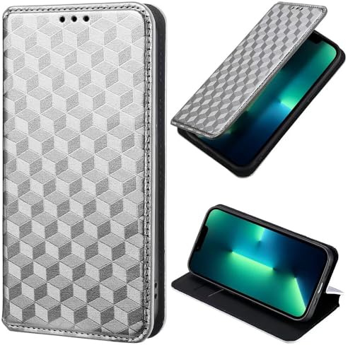 Custodia a portafoglio per Motorola Moto G15/G15 Power Case PU Custodia per telefono in pelle PU Bling Glitter per Motorola Moto G15/G15 Power, custodia protettiva flip skin con chiusura magnetica