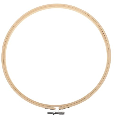 Warmhm 1stück Bambus Stickrahmen Diy Stickerei Kreis Für Handarbeiten Für Kreuzstich Und Nähprojekte Vielseitig Einsetzbar Als Dekorationstool