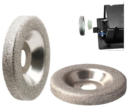 Disco De Amoladora De Diamante De 50 Mm, Grano 150/180/320, Disco De Amoladora Circular, Afilador De Piedra, Rueda De Corte Angular, Accesorios For Herramientas Rotativas.(180)