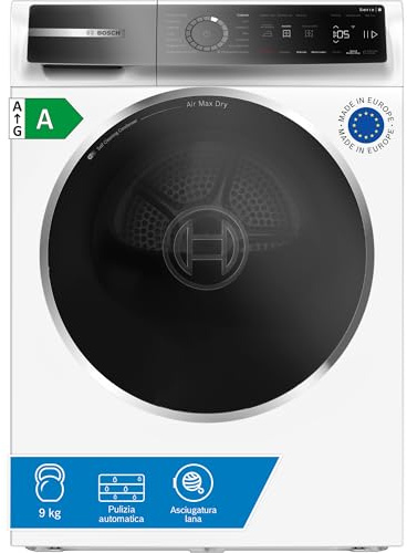 Bosch WRB247C0IT Serie 8 Asciugatrice a pompa di calore 9kg Bianco Classe A