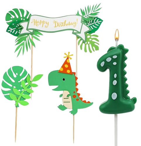 Geburtstagskerzen Zahlen 1, Kerzen Geburtstag Dinosaurier,mit Dino Tortendeko,Kerze 1,Tortendeko 1. Geburtstag,Dino Happy Birthday Cake Topper, Dino Geburtstag Deko 1 jahre Baby Party | mit Dino Tortendeko, Tortendeko 1. Geburtstag, Dino Happy Birthday Cake Topper, Dino Geburtstag Deko 1 jahre Baby Party