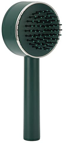 Brosse à cheveux à palette, démêlage facile, dents souples, Massage du cuir chevelu, poignée confortable, peigne vert