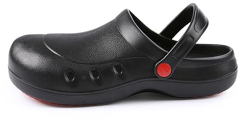 Zoccoli da Cucina Uomo Donna Antinfortunistiche Antiscivolo Scarpe da Lavoro Sanitari Calzature con Punta in Acciaio