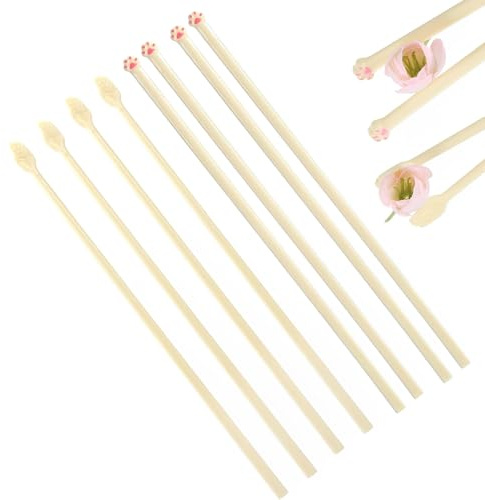 PBAHAUP Palillos con Gato Adorable, 4 Pares de Palillos Chinos Reutilizables, para Cenas Sushi, Fiestas y Cocina, Cubiertos Únicos
