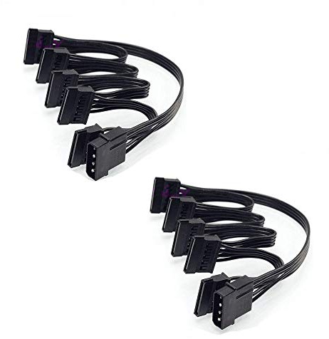 Digitalkey IDE molex 4 broches sur 5 Sata - Disques durs/SSD/Lecteurs optiques et autres (2 pièces)