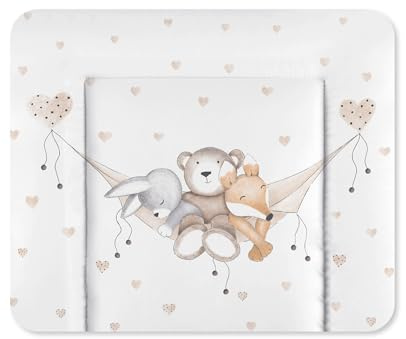 Julius Zöllner skötmatta Softy 85 x 75 cm – skötunderlägg – vattentätt och avtorkningsbart – Made in Germany – Oeko-Tex Standard 100 – snooze-band