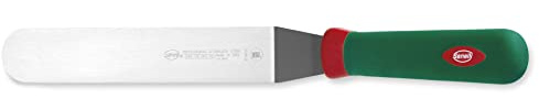 Sanelli Premana Professional Spatola Cuoco e Pasticciere Piegata, Acciaio Inossidabile, lunghezza lama 22 cm.