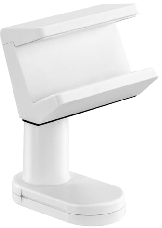 MaxTrack Klemmhalter für Steckdosenleisten – NVZ4WL, 360° Drehbar, Tischlemme für Steckdosenleiste und USB-Hub, Klemmbare Schreibtisch Halterung, Halter für Steckdosenleiste