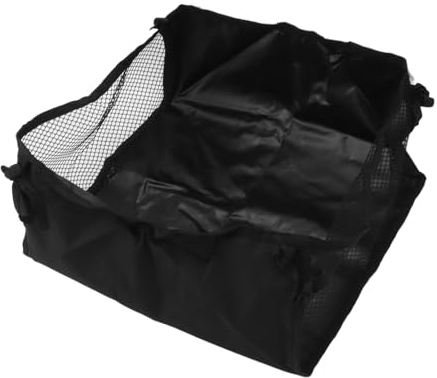 Topyond Borsa per Sedia a Rotelle, Cestino per Passeggino per Neonati, Borsa Sottosedia per Sedia a Rotelle in Tessuto Oxford 600d Cestino Mobile sotto Il Sedile per Deambulatore Carrozzina, Nero