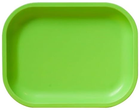 Vassoio in metallo per rollare (verde, 17,8 x 14 cm)