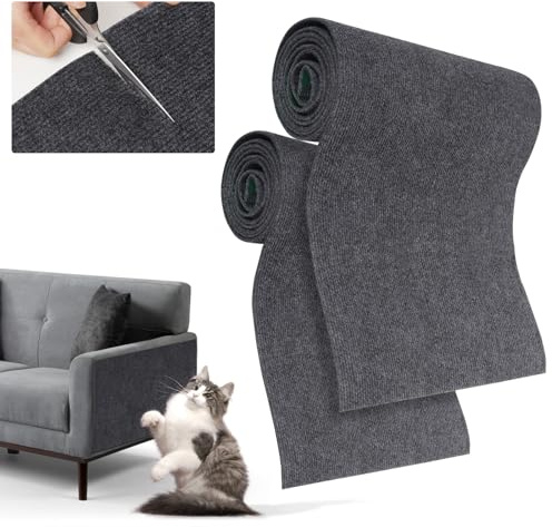 Yokuni Griffoir Mural Autocollant pour Canapé - 200x40 cm, Protecteur Tapis et Meubles, Design DIY Économique pour Chats