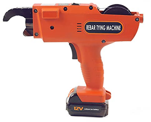0.8mm，0.315-1.34inch，Baustelle, Bewehrungsbindemaschine Umreifungsgerät aus ABS-Stahl mit Hohem Kohlenstoffgehalt, mit 8-34 Mm Umreifungsbereich, Betriebszeit für eine Umreifung